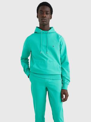 Tommy Hilfiger 1985 Essential Stretch Hoodie Heren Groen | TH893OEN