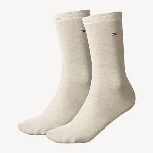 Tommy Hilfiger 2-Pack Vrijetijds Sokken Dames Beige | TH187BCE