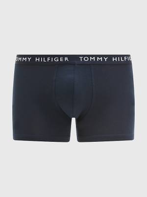 Tommy Hilfiger 3-Pack Logo Waistband Trunks Ondergoed Heren Zwart | TH512GTW