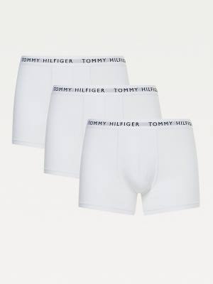 Tommy Hilfiger 3-Pack Logo Waistband Trunks Ondergoed Heren Roze | TH724GIV