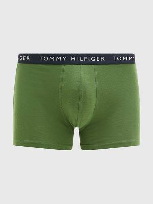 Tommy Hilfiger 3-Pack Logo Waistband Trunks Ondergoed Heren Geel | TH890TRJ