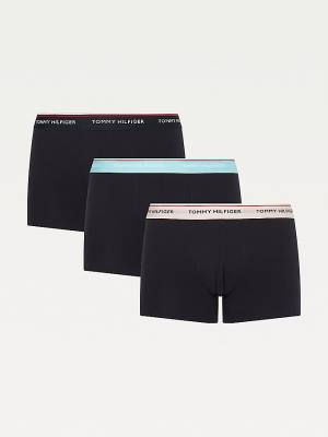 Tommy Hilfiger 3-Pack Premium Essential Trunks Ondergoed Heren Paars | TH291DKZ