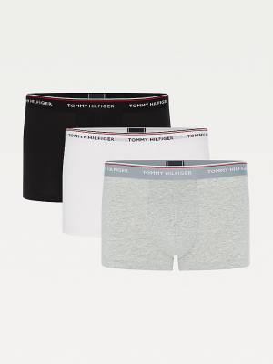 Tommy Hilfiger 3-Pack Premium Logo Waistband Trunks Ondergoed Heren Grijs | TH582ZRT