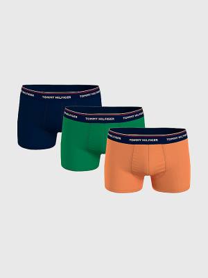 Tommy Hilfiger 3-Pack Premium Logo Waistband Trunks Ondergoed Heren Bruin | TH918LST