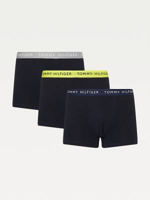 Tommy Hilfiger 3-Pack Repeat Logo Trunks Ondergoed Heren Bruin | TH721YIB