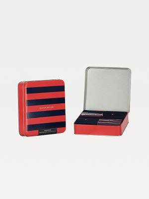 Tommy Hilfiger 4-Pack Gift Box Stripe Sokken Heren Blauw | TH326VNO