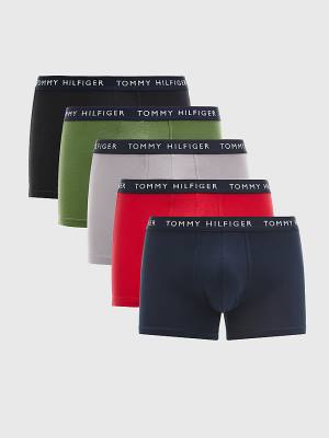 Tommy Hilfiger 5-Pack Logo Waistband Trunks Ondergoed Heren Oranje | TH498BAO