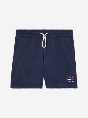 Tommy Hilfiger Adaptive Logo Korte Broek Dames Blauw | TH346XDH