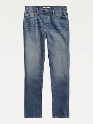 Tommy Hilfiger Adaptive Relaxed Jeans Heren Blauw | TH783NXP