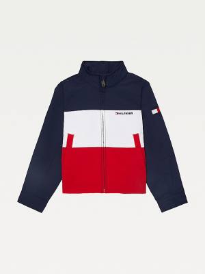 Tommy Hilfiger Adaptive Seated Fit Colour-Blocked Regatta Jassen Jongens Multi | TH182EXA