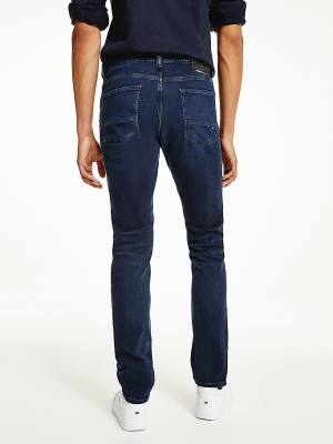 Tommy Hilfiger Bleecker Slim Faded Jeans Heren Denim | TH679NVD