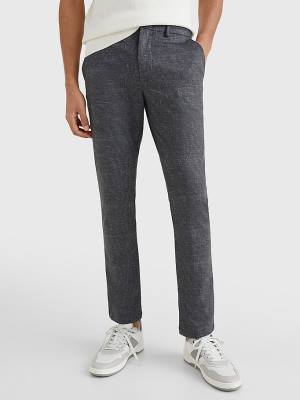 Tommy Hilfiger Bleecker Slim Fit Jersey Broek Heren Grijs | TH130LQZ