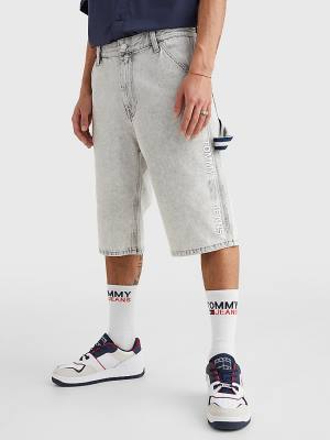 Tommy Hilfiger Carpenter Relaxed Fit Denim Korte Broek Heren Denim | TH368UYW