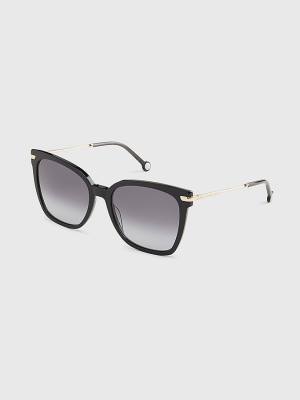 Tommy Hilfiger Cat Eye Zonnebril Dames Zwart | TH507TJS