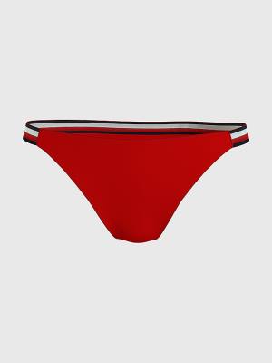 Tommy Hilfiger Cheeky Fit Bikini Bottoms Zwemkleding Dames Rood | TH352ZOC