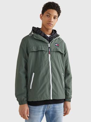 Tommy Hilfiger Chicago Windbreaker Jassen Heren Groen | TH594DLI