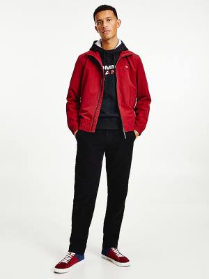 Tommy Hilfiger Classics Bomber Jassen Heren Rood | TH190GBV