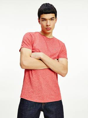 Tommy Hilfiger Classics Slim Fit T-shirts Heren Rood | TH637ITL