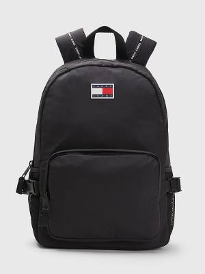 Tommy Hilfiger Colour-Blocked Backpack Tassen Heren Zwart | TH395VOK