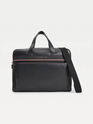 Tommy Hilfiger Commuter Computer Tassen Heren Zwart | TH473UBV