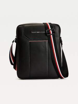 Tommy Hilfiger Commuter Reporter Tassen Heren Zwart | TH430PAH