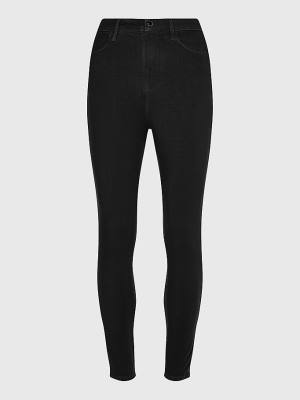 Tommy Hilfiger Curve Sculpt High Rise Super Skinny Broek Dames Zwart | TH432CSJ