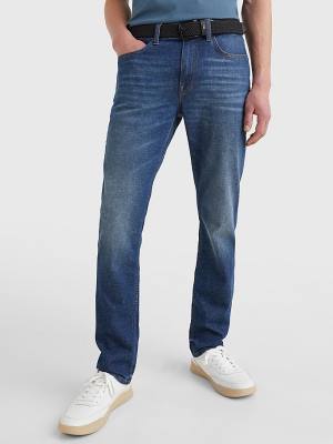 Tommy Hilfiger Denton Straight Faded Jeans Heren Denim | TH280PYJ