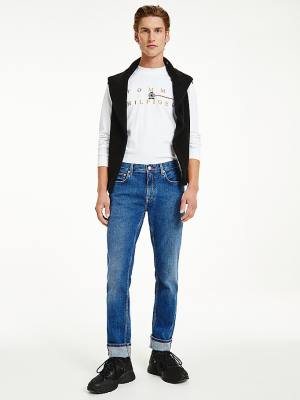 Tommy Hilfiger Denton Straight Faded Jeans Heren Denim | TH625HVO