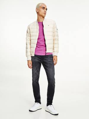 Tommy Hilfiger Down Recycled Quilted Bomber Jassen Heren Beige | TH941WCB