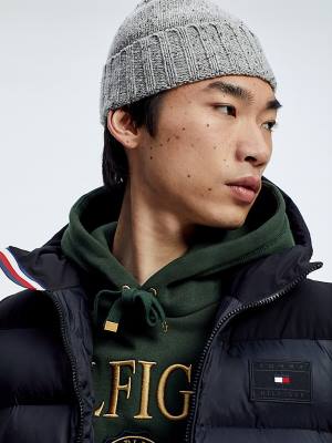 Tommy Hilfiger Elevated Essential Beanie Hoeden Heren Grijs | TH210JSV