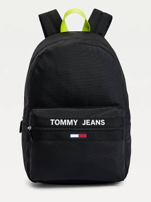 Tommy Hilfiger Essential Contrast Handle Backpack Tassen Heren Zwart | TH758UEL