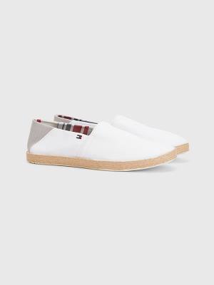 Tommy Hilfiger Essential Contrast Panel Espadrilles Vrijetijdsschoenen Heren Wit | TH328JFE