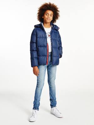 Tommy Hilfiger Essential Down Jassen Jongens Blauw | TH472WBG