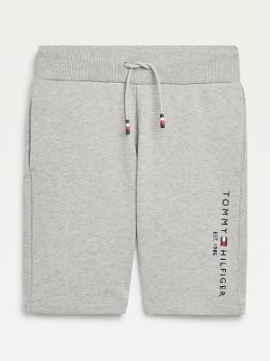 Tommy Hilfiger Essential Drawstring Sweat Shorts Broek Jongens Grijs | TH234UHI