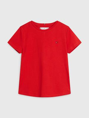 Tommy Hilfiger Essential Knit T-shirts Meisjes Rood | TH465OUE