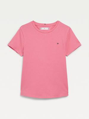 Tommy Hilfiger Essential Knit T-shirts Meisjes Rood | TH725MIU