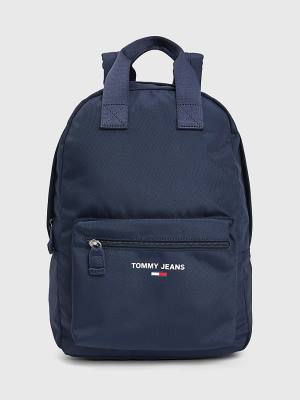 Tommy Hilfiger Essential Logo Backpack Tassen Dames Blauw | TH071VEL