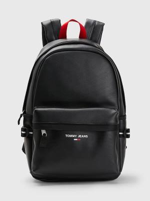 Tommy Hilfiger Essential Logo Backpack Tassen Heren Zwart | TH542GKD