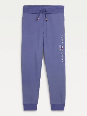 Tommy Hilfiger Essential Logo Joggers Broek Jongens Blauw | TH053BHS