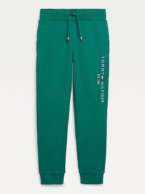 Tommy Hilfiger Essential Logo Joggers Broek Meisjes Groen | TH825BQL