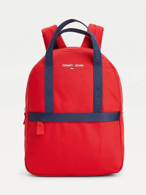 Tommy Hilfiger Essential Logo Tape Backpack Tassen Dames Blauw | TH824TBC