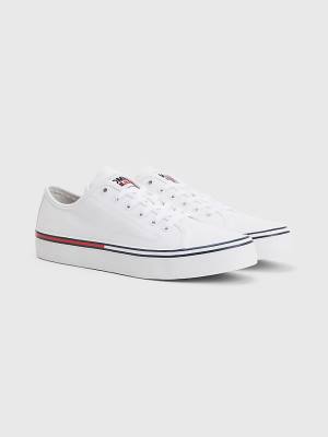 Tommy Hilfiger Essential Low-Cut Sneakers Heren Wit | TH841KCS