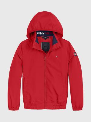 Tommy Hilfiger Essential Met Capuchon Jassen Jongens Rood | TH017WNF