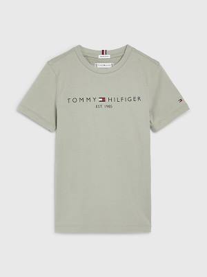 Tommy Hilfiger Essential Organic Katoenen T-shirts Jongens Grijs | TH671QGS