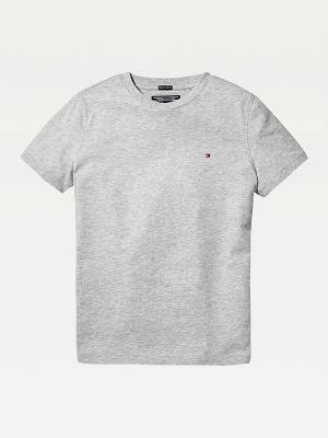 Tommy Hilfiger Essential Organic Katoenen T-shirts Meisjes Grijs | TH720NQJ