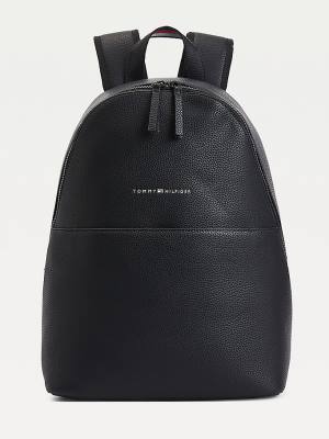 Tommy Hilfiger Essential Pebble Grain Backpack Tassen Heren Zwart | TH469LNO