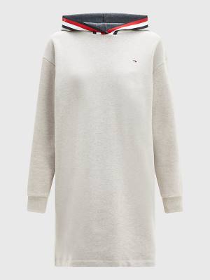 Tommy Hilfiger Exclusive Signature Detail Jurken Dames Beige | TH183EMY