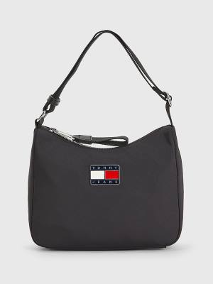 Tommy Hilfiger Festival Shoulder Tassen Dames Zwart | TH217HMW