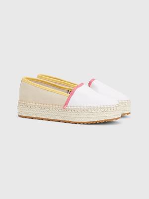 Tommy Hilfiger Flatform Espadrilles Loafers Dames Beige | TH860QMD