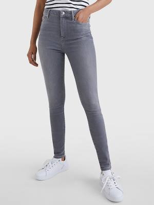 Tommy Hilfiger Harlem High Rise Super Skinny Jeans Dames Denim | TH416WDR